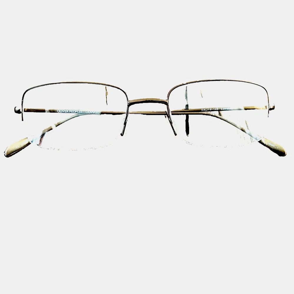 Oliver Peoples Lovano Eyeglasses Gold 53-19-145 Lightweight